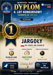PODSUMOWANIE 4. LOTU KONKURSOWEGO – GARWOLIN 165 km